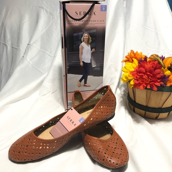 serra ladies memory foam canvas slip ons